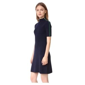 NWT Tory Burch Sardy Wool Navy Blue Dress